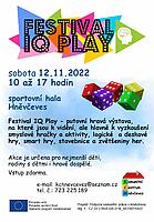 Pozvánka - Festival IQ Play - 12.11.2022