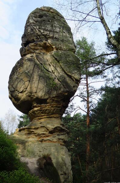 nejfotografovanější skála Klokoček - Džbán