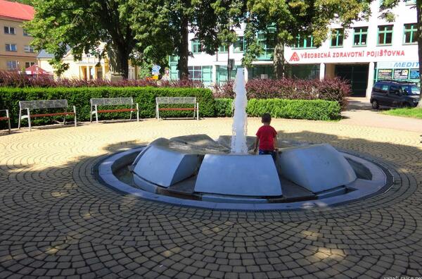 fontána na Riegrově náměstí