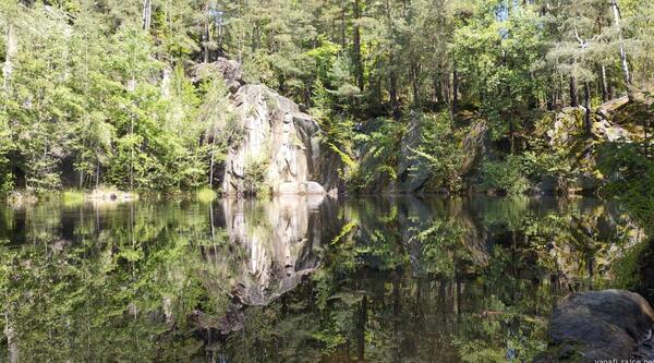 zatopený lom Velká Kraš