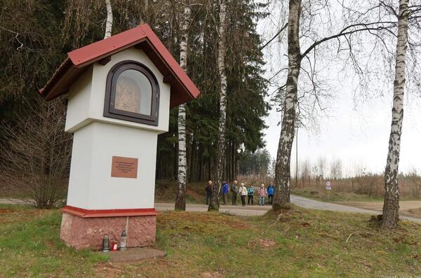 výklenková kaplička sv. Huberta