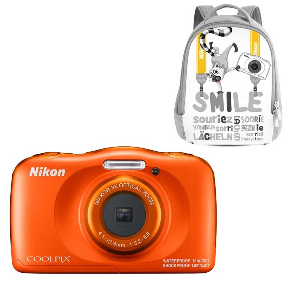 NIKON COOLPIX W150 oranžový BackPack Kit